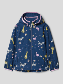 Jacke mit Allover-Muster Modell 'MALTA' von Name It Blau / Türkis - 1