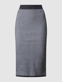 Midirok van katoenmix  van DKNY Jeans Grijs / zwart - 40