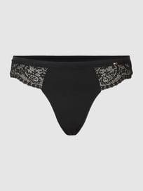 String met labeldetail, model 'LACE' van TOMMY HILFIGER Grijs / zwart - 24
