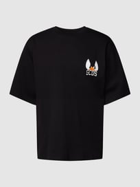 T-Shirt mit Motiv-Print Modell 'Daffy' von GCDS Grau / Schwarz - 7