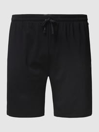 PLUS SIZE Sweatshorts mit Logo-Stitching von Boss Black Big&Tall Grau / Schwarz - 40