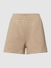 Korte bermuda met contrasterende achterzak van Jake*s Casual Wit - 26