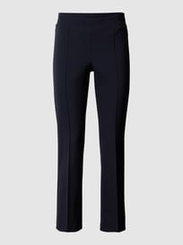 Stoffhose mit Bügelfalten Modell 'RANEE EASY KICK' von Cambio Blau / Türkis - 21
