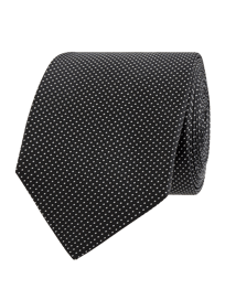 Krawatte aus Seide (7cm) von Christian Berg Men Grau / Schwarz - 13