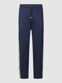Sweatpants mit Galonstreifen Modell 'LAAKO' von Armedangels Blau / Türkis - 47