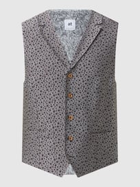 Weste mit Allover-Muster Modell 'Orazio' von Atelier Torino Orange - 33