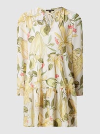 Kleid aus Chiffon  von comma Weiß - 5