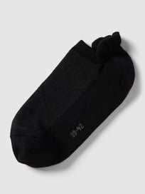 Sneakersokken met structuurmotief van Burlington Grijs / zwart - 45