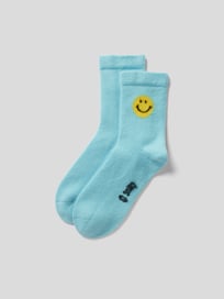 Socken mit Smiley®-Print von Jumper1234 Blau / Türkis - 4