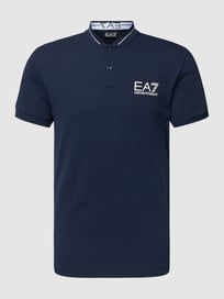 Poloshirt met labeldetail van EA7 Emporio Armani Blauw / turquoise - 8
