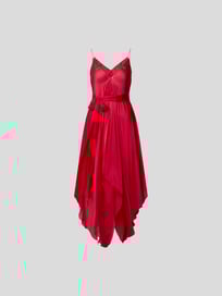 Seidenkleid in Midilänge von Alexandre Vauthier Rosa - 9