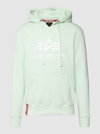 Hoodie mit Logo-Print von Alpha Industries Grün - 30