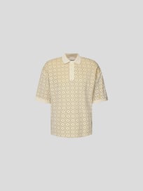 Poloshirt mit Knopfleiste von Drole de monsieur Weiß - 7
