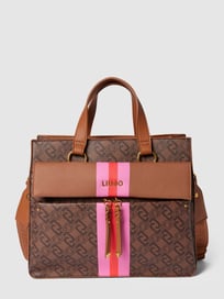 Tote Bag mit Kontraststreifen von Liu Jo White Braun - 24