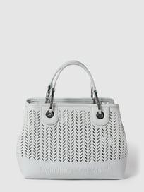 Handtas met gaatjesmotief van Emporio Armani Blauw / turquoise - 46