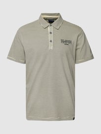Poloshirt mit Knopfleiste und Label-Detail von Lerros Weiß - 41