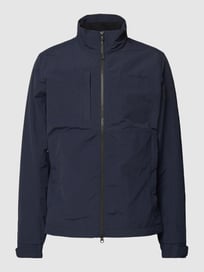 Jacke mit Label-Stitching Modell 'IRVIN' von Didriksons Blau / Türkis - 2