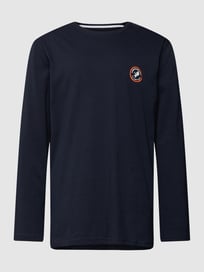 Longsleeve mit Rundhalsausschnitt von A Fish Named Fred Blau / Türkis - 18
