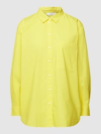 Overhemdblouse met borstzak van Jake*s Casual Geel - 11