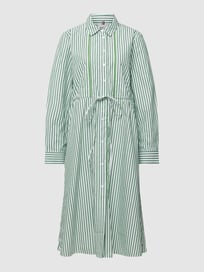 Overhemdjurk met streepmotief van Tommy Hilfiger Groen - 12