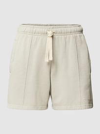 Sweatshorts met labeldetail, model 'Sully' van Pegador Grijs / zwart - 44