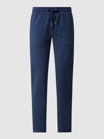 Lounge-Hose mit Stretch-Anteil Modell 'Night2Day' von Mey Blau / Türkis - 4