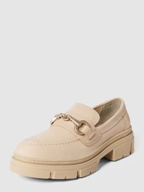 Penny loafers met hak van Tamaris Wit - 20