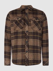 Hemdjacke mit Karomuster Modell 'Allan' von Redefined Rebel Braun - 15