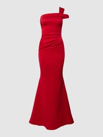Avondjurk met one shoulder-design van Lipsy Rood - 34