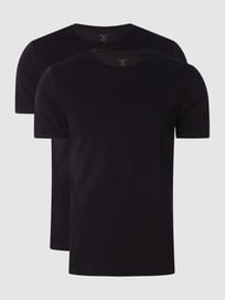 T-Shirt mit Stretch-Anteil im 2er-Pack von Björn Borg Grau / Schwarz - 15