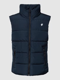 Steppweste mit Reißverschlusstaschen von Superdry Blau / Türkis - 39