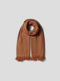 Schal mit Fransen von Rick Owens Braun - 15