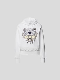 Hoodie mit Logo-Motiv von Kenzo Weiß - 40