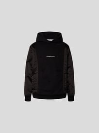 Hoodie mit Label-Print von Khrisjoy Grau / Schwarz - 35