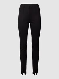 Legging met siernaden, model 'Vimanon' van Vila Grijs / zwart - 32