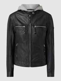 St. Etienne 382 Funktionsjacke mit abnehmbarer Kapuze  von Cabrini Grau / Schwarz - 32