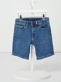 Tapered Fit Jeansshorts mit Stretch-Anteil  von Tommy Hilfiger Teens Blau / Türkis - 23