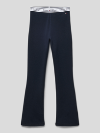 Leggings mit Label-Details von Tommy Hilfiger Teens Blau / Türkis - 18