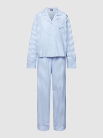 Pyjama mit Streifenmuster von Polo Ralph Lauren Blau / Türkis - 19
