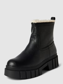 Boots mit seitlichem Reißverschluss Modell 'BAIZA' von Only Grau / Schwarz - 12
