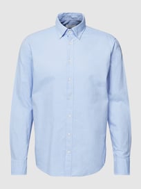 Regular Fit Business-Hemd mit Button-Down-Kragen von Christian Berg Men Blau / Türkis - 16