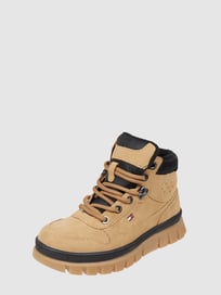 Boots in leerlook, model 'Drake' van T.Hilfiger Kids Shoes Bruin - 41