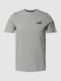 T-Shirt mit Label-Print von PUMA PERFORMANCE Grau / Schwarz - 24