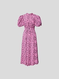 Midikleid mit Allover-Muster von ROTATE BIRGER CHRISTENSEN Rosa - 8