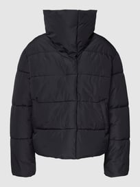 Gewatteerd jack met opstaande kraag van Esprit Grijs / zwart - 39