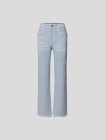 Hose im Distressed-Look von Barrie Blau / Türkis - 2