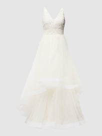 Bruidsjurk met pailletten van LACE & BEADS Wit - 37