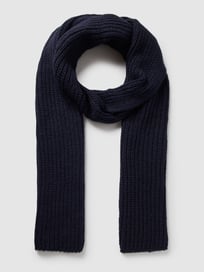Schal mit Label-Detail Modell 'Muziano' von Cinque Blau / Türkis - 46