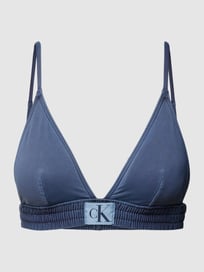 Bikinitop met labelpatch van Calvin Klein Underwear Blauw / turquoise - 35
