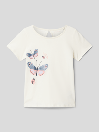 T-Shirt mit Motiv-Print von Tom Tailor Weiß - 11